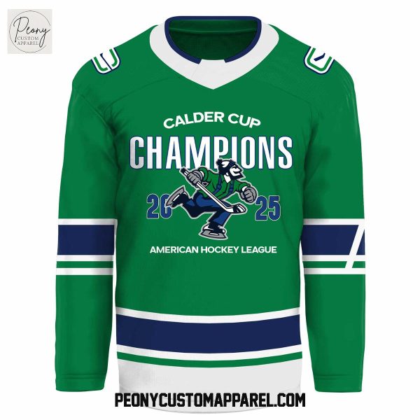 Abbotsford Canucks Calder Cup 2025 Champions Hockey Jersey