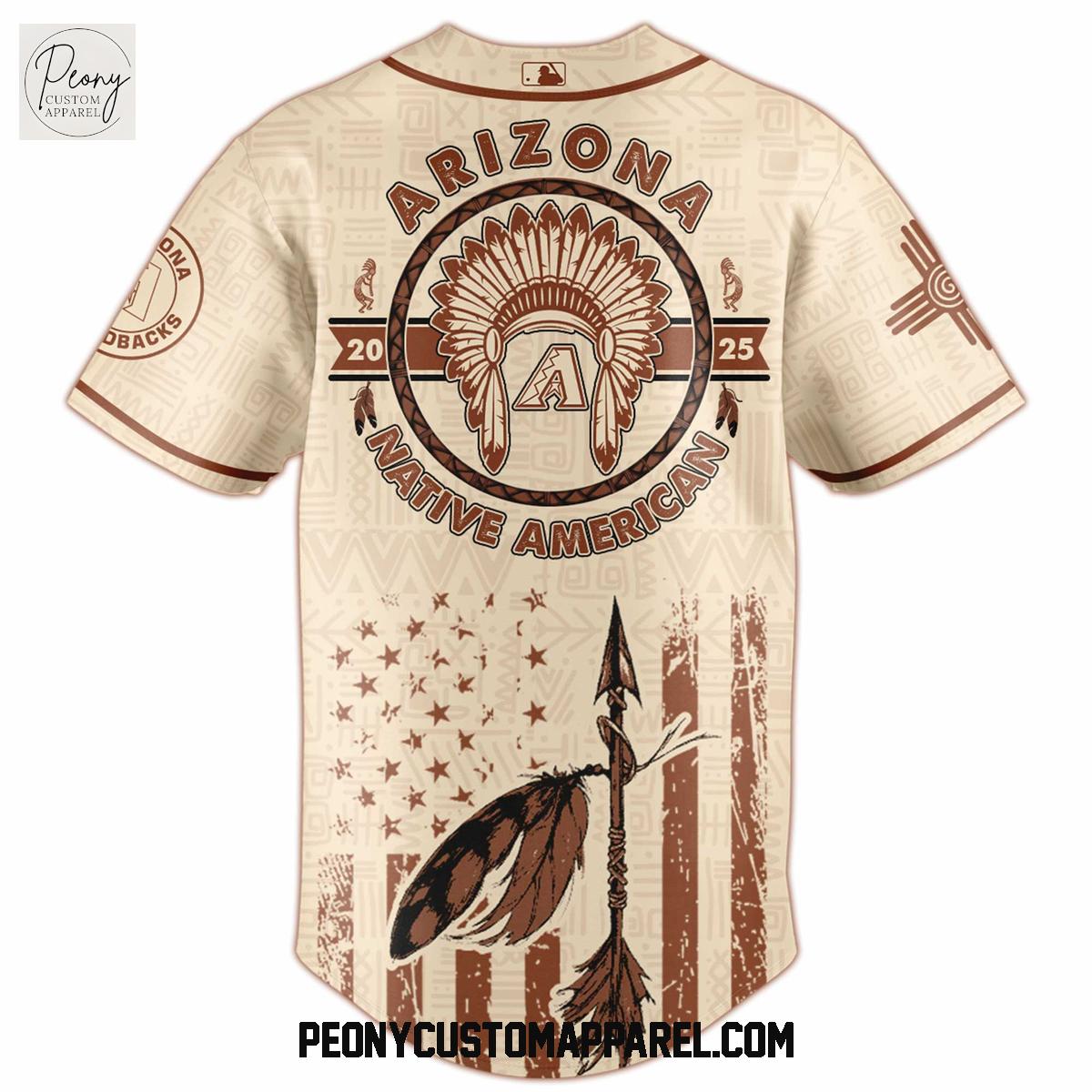 Arizona Diamondbacks x Native American 2025 Baseball Jersey Arizona Diamondbacks x Native American 2025 Baseball Jersey