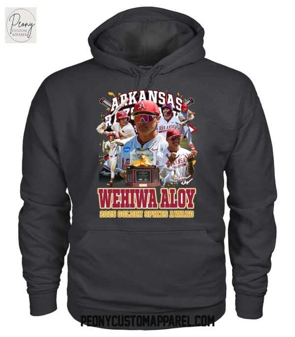Arkansas Razorbacks Wehiwa Aloy 2025 Golden Spikes Award T Shirt
