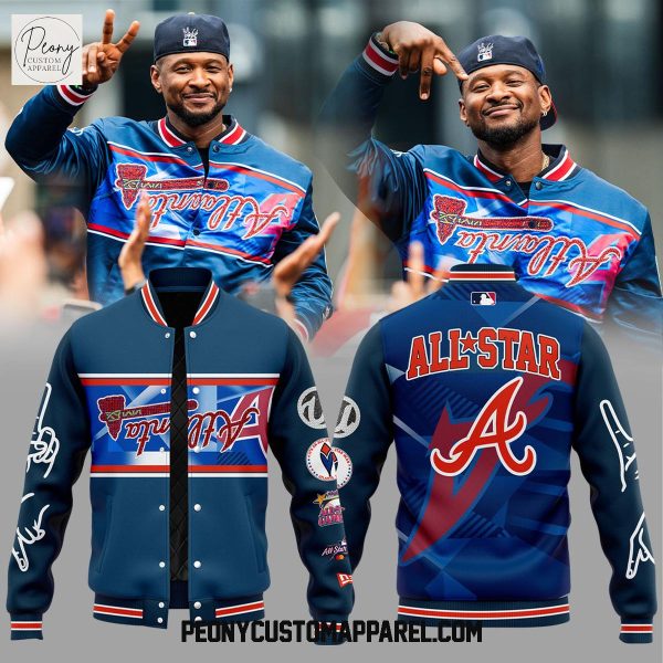 Atlanta Braves Peace Up A Town Down Baseball Jacket