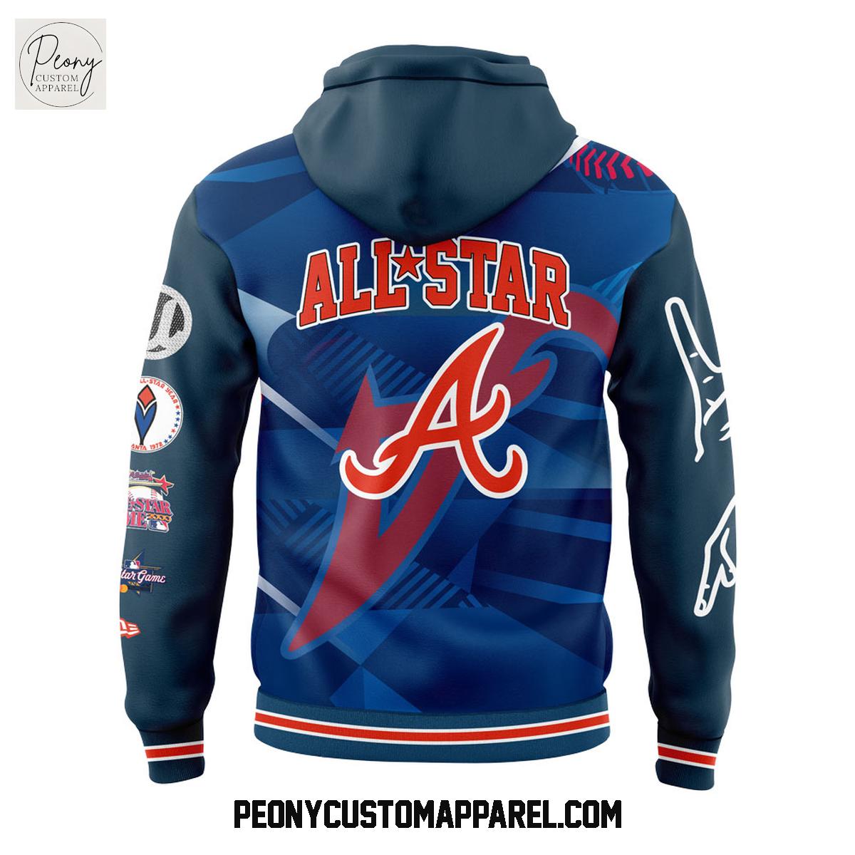 Atlanta Braves Peace Up A Town Down Jacket Hoodie Shirt Atlanta Braves Peace Up A Town Down Jacket Hoodie Shirt