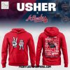 Atlanta Braves Usher Night 2025 Red Hoodie Shirt