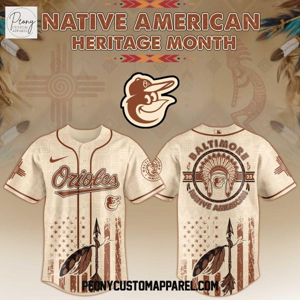 Baltimore Orioles x Native American 2025 Baseball Jersey
