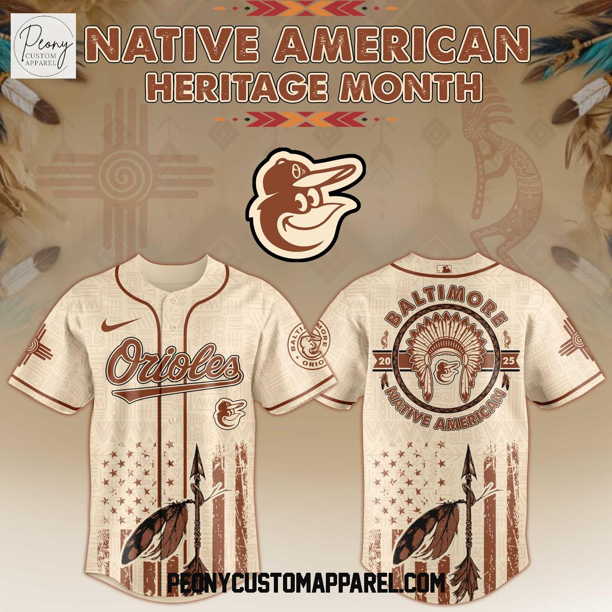 Baltimore Orioles x Native American 2025 Baseball Jersey Baltimore Orioles x Native American 2025 Baseball Jersey