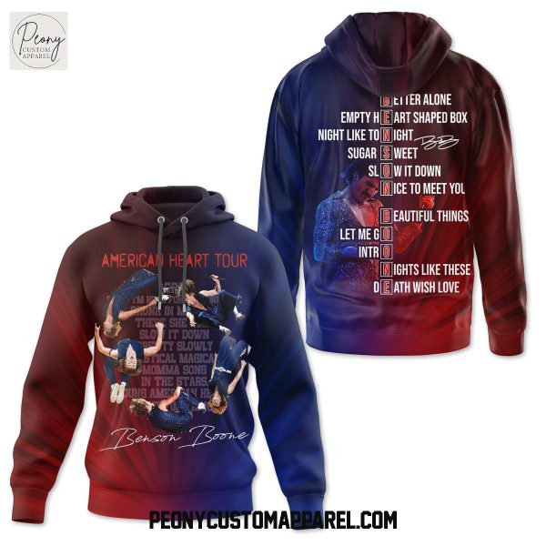 Benson Soone American Heart Tour 2025 Hoodie T Shirt