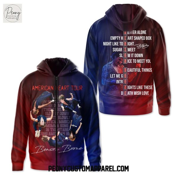 Benson Soone American Heart Tour 2025 Hoodie T Shirt