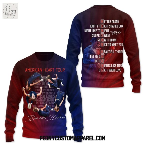 Benson Soone American Heart Tour 2025 Hoodie T Shirt