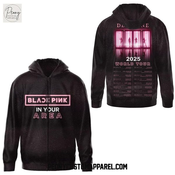 Black Pink Deadline 2025 World Tour Hoodie T Shirt