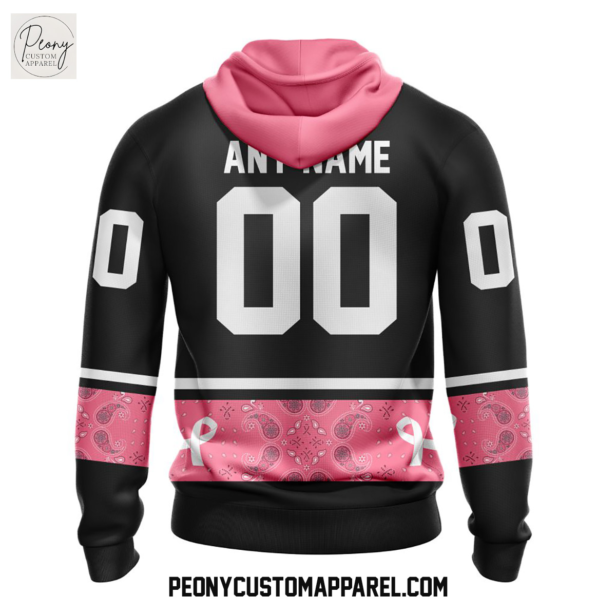 Boston Fleet PWHL Pink Paisley Fights Breast Cancer Hoodie Shirt Boston Fleet PWHL Pink Paisley Fights Breast Cancer Hoodie Shirt