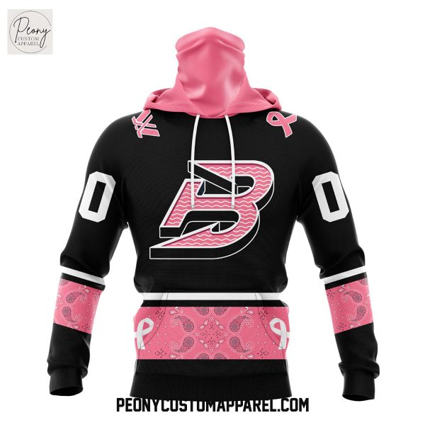 Boston Fleet PWHL Pink Paisley Fights Breast Cancer Hoodie Shirt
