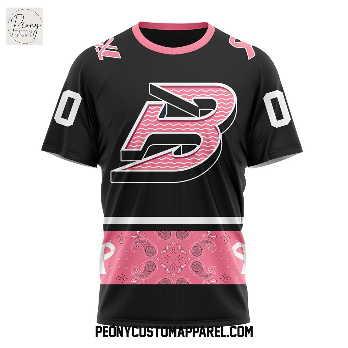 Boston Fleet PWHL Pink Paisley Fights Breast Cancer Hoodie Shirt Boston Fleet PWHL Pink Paisley Fights Breast Cancer Hoodie Shirt
