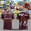 Brisbane Broncos Bluey and Bingo Hoodie Shirt