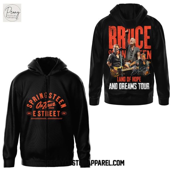Bruce Springsteen Land Of Hope And Dreams Tour Hoodie Shirt