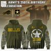 Chicago Bears NFL Celebration US Army 250th Anniversary Hoodie