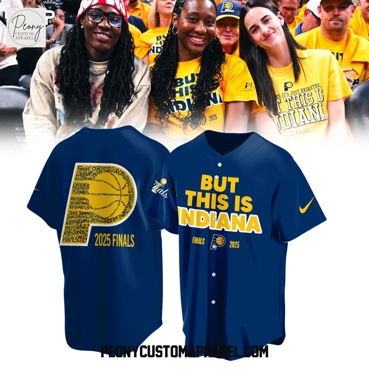 But This Is Indiana NBA Finals 2025 Baseball Jersey But This Is Indiana NBA Finals 2025 Baseball Jersey