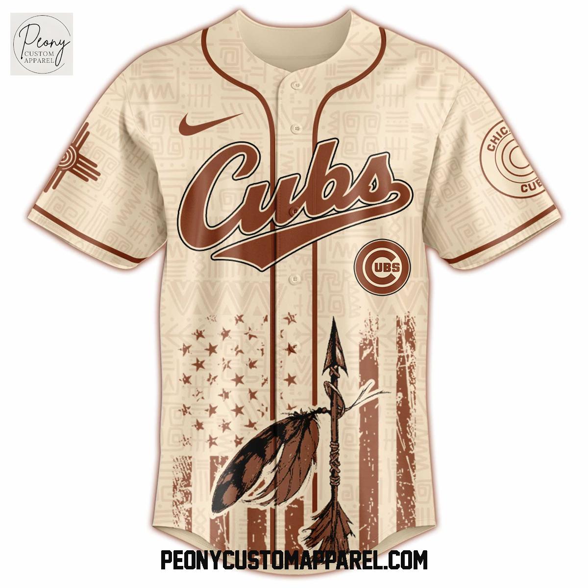 Chicago Cubs x Native American 2025 Baseball Jersey Chicago Cubs x Native American 2025 Baseball Jersey