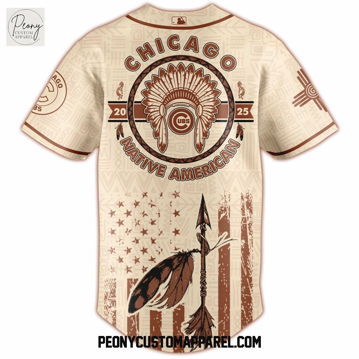 Chicago Cubs x Native American 2025 Baseball Jersey Chicago Cubs x Native American 2025 Baseball Jersey