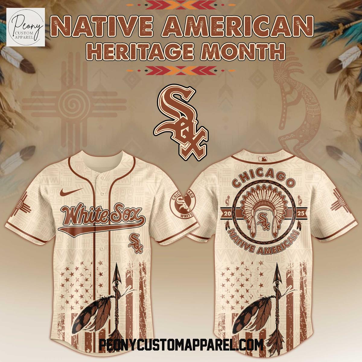 Chicago White Sox x Native American 2025 Baseball Jersey Chicago White Sox x Native American 2025 Baseball Jersey