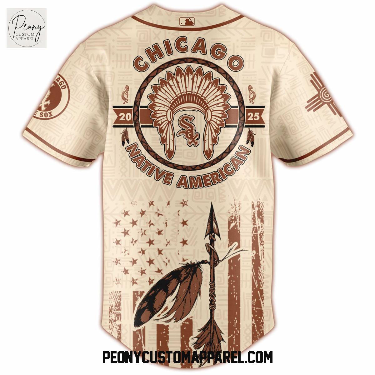 Chicago White Sox x Native American 2025 Baseball Jersey Chicago White Sox x Native American 2025 Baseball Jersey