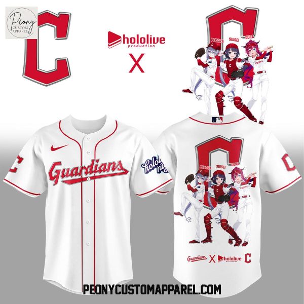 Cleveland Guardians Hololive Night Collab Baseball Jersey