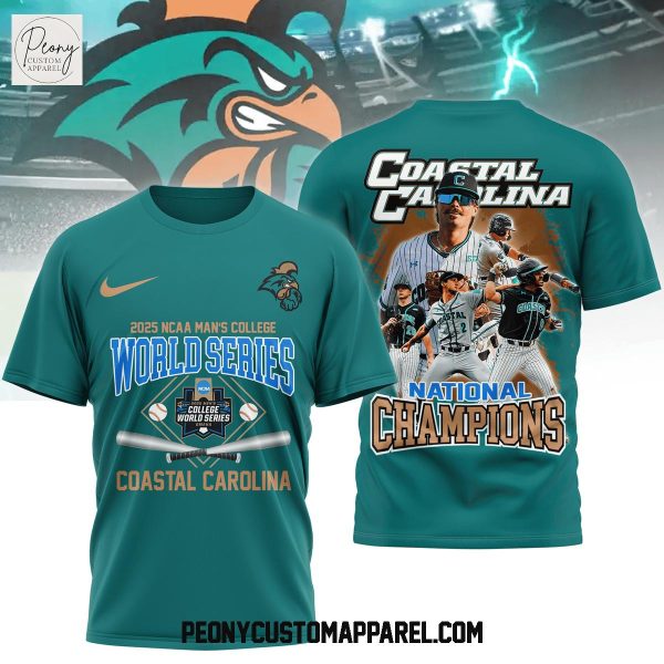 Coastal Carolina NCAA World Series 2025 Champions Shirt