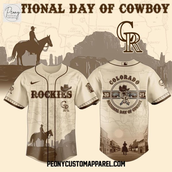 Colorado Rockies MLB x National Day Of Cowboys Baseball Jersey