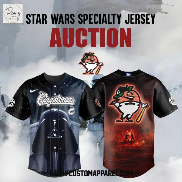Columbus Clingstones Star Wars Baseball Jersey