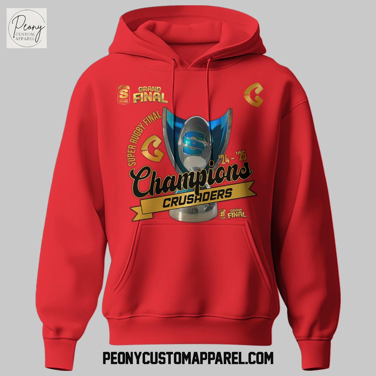 Crusaders Rugby League Champions 2025 Hoodie Shirt Crusaders Rugby League Champions 2025 Hoodie Shirt