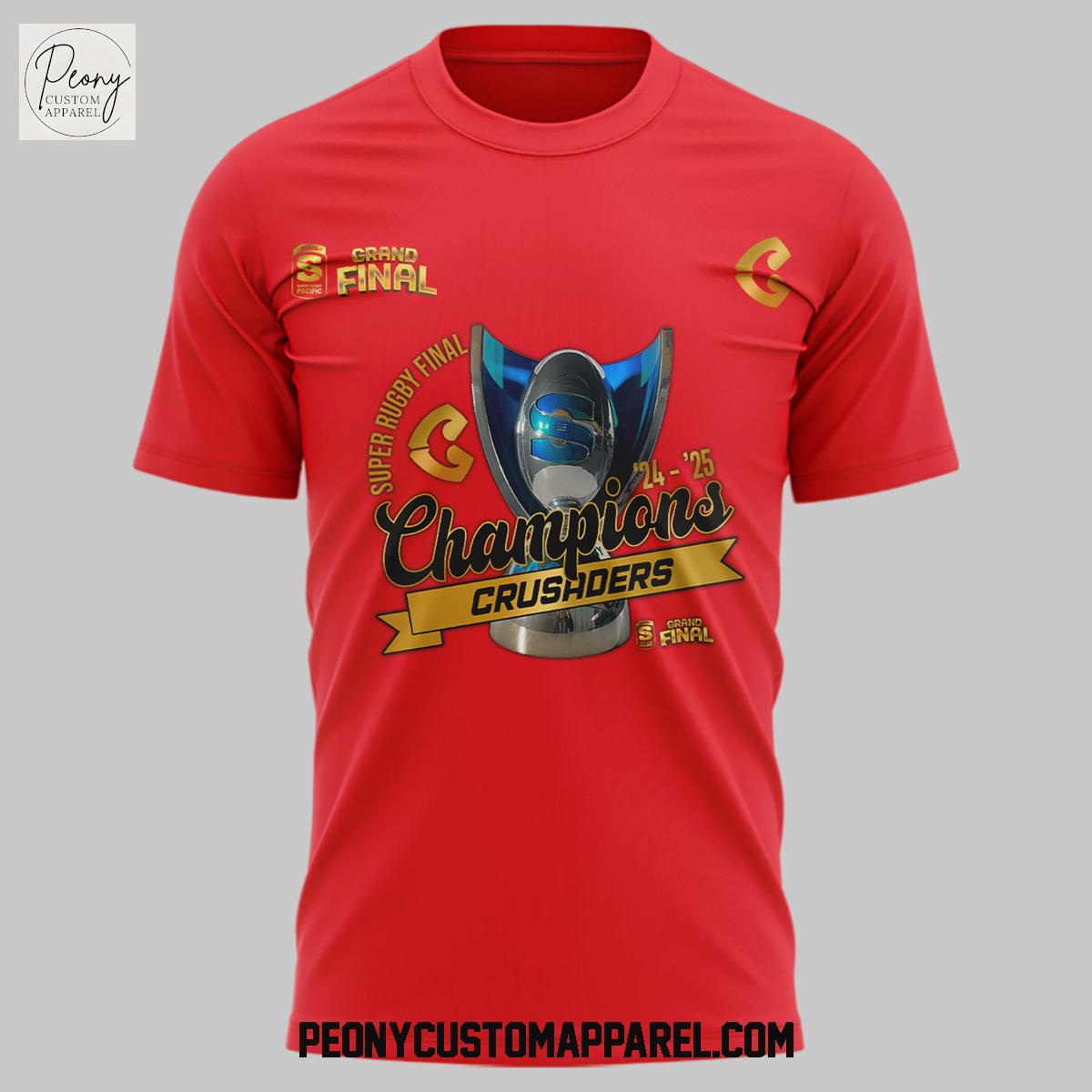 Crusaders Rugby League Champions 2025 Hoodie Shirt Crusaders Rugby League Champions 2025 Hoodie Shirt