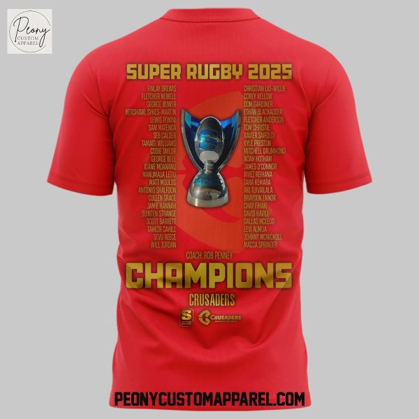 Crusaders Rugby League Champions 2025 Hoodie Shirt