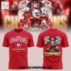 D.C. Defenders Under Armour 2025 UFL Champions Red Hoodie T Shirt