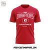D.C. Defenders Under Armour 2025 UFL Champions Red Hoodie T Shirt