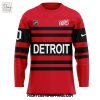 Detroit Red Wings Ten Game 100 Plans Uniform Retro Hockey Jersey