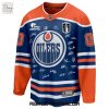 Edmonton Oilers NHL Stanley Cup Finals Champions Signature Team Hockey Jersey