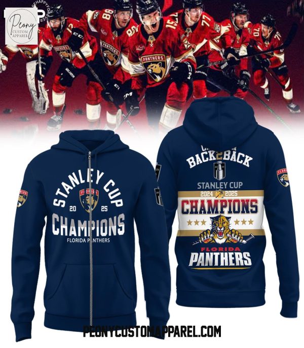 Florida Panthers Cats Win Back 2 Back Stanley Cup Hoodie T Shirt