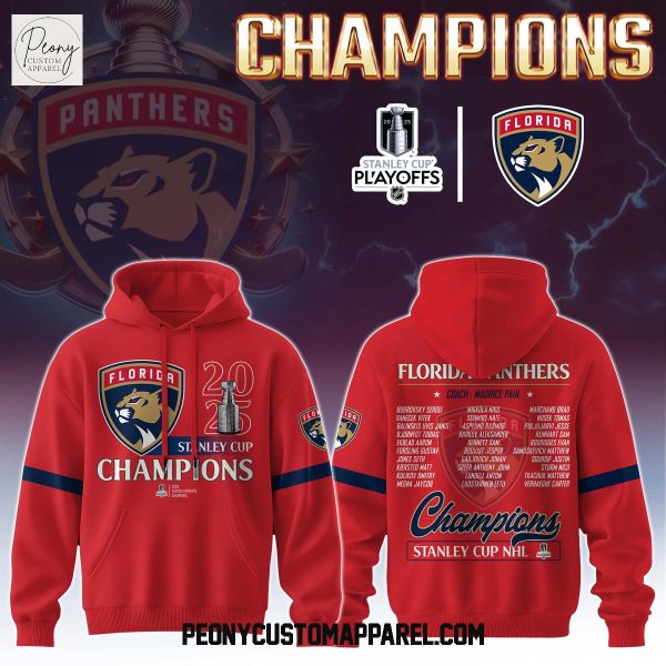Florida Panthers NHL Champions Stanley Cup Hoodie T Shirt