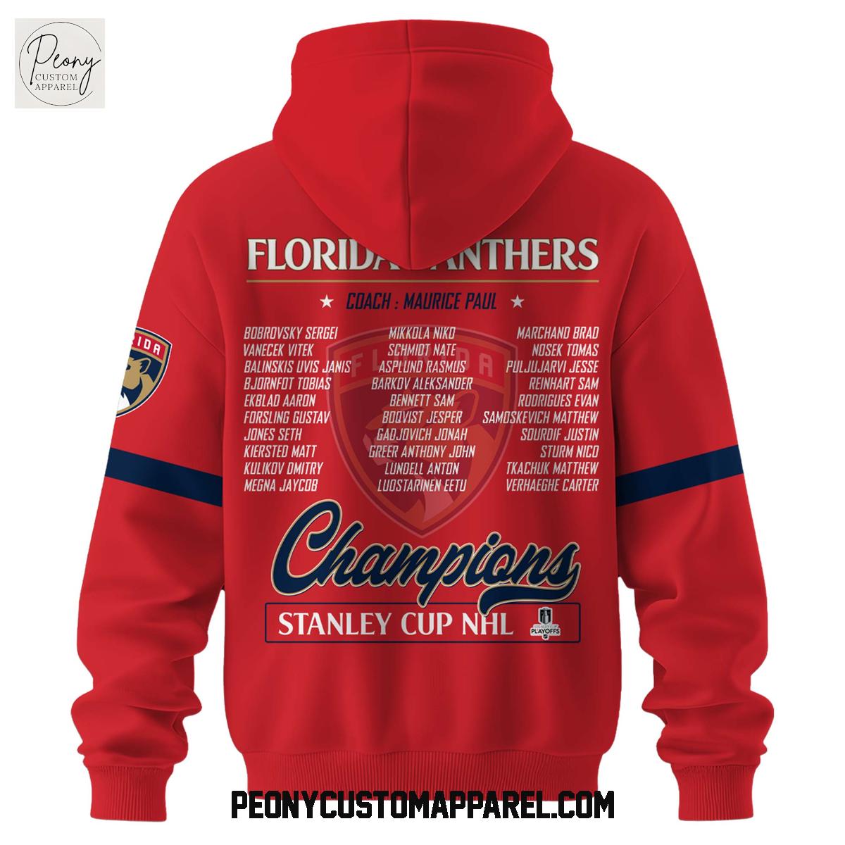 Florida Panthers NHL Champions Stanley Cup Hoodie T Shirt Florida Panthers NHL Champions Stanley Cup Hoodie T Shirt