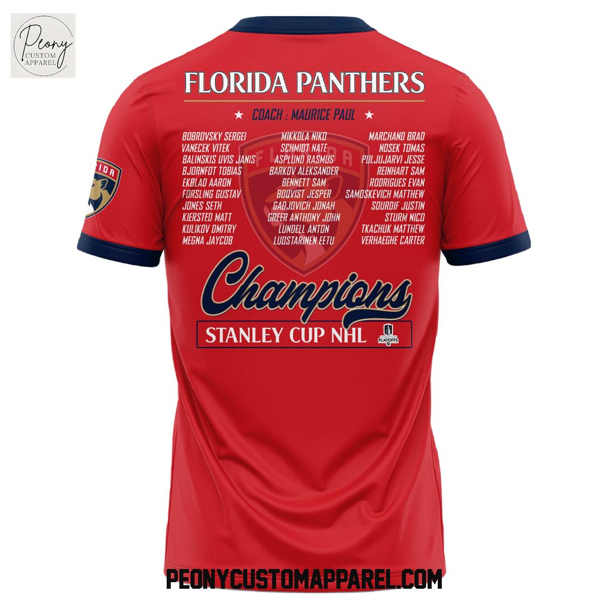 Florida Panthers NHL Champions Stanley Cup Hoodie T Shirt Florida Panthers NHL Champions Stanley Cup Hoodie T Shirt