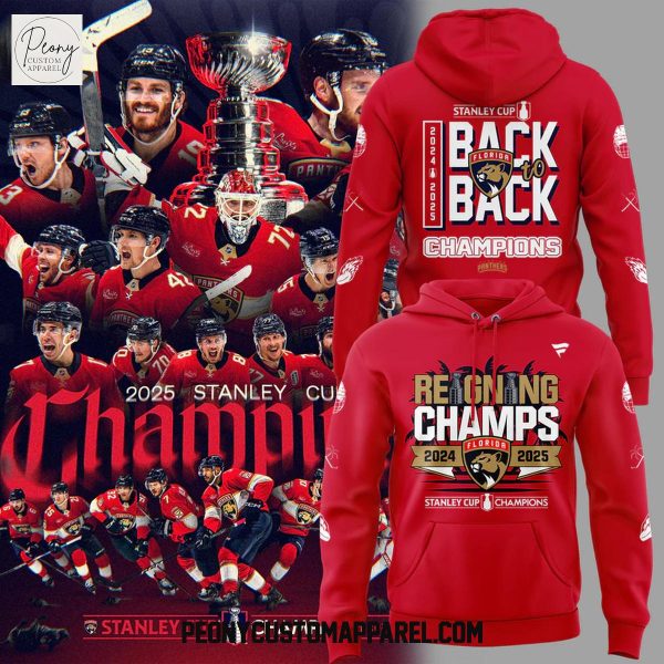 Florida Panthers Reigning Champions Back To Back Hoodie T Shirt