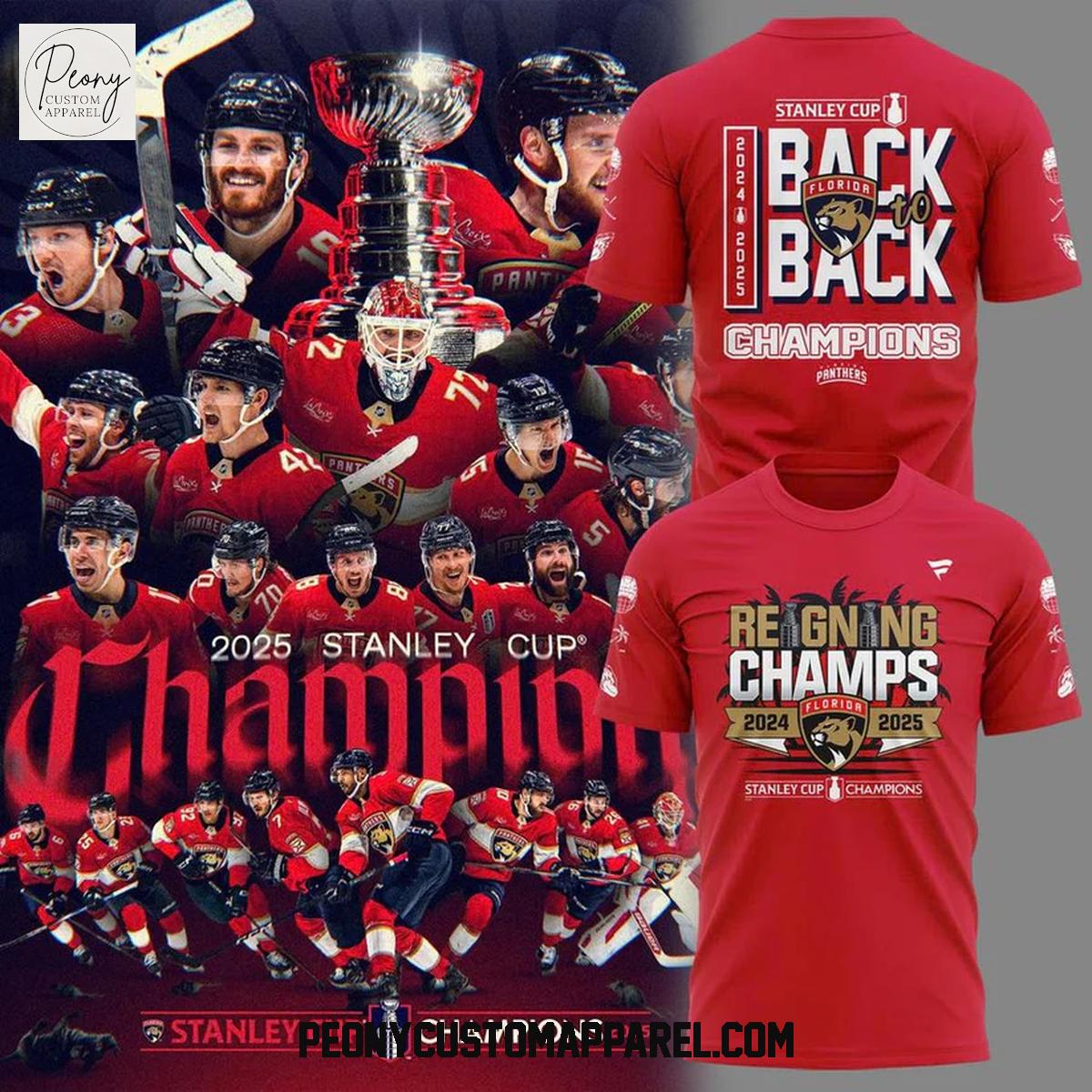 Florida Panthers Reigning Champions Back To Back Hoodie T Shirt Florida Panthers Reigning Champions Back To Back Hoodie T Shirt