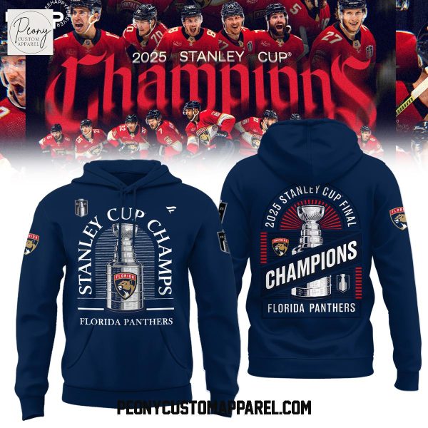 Florida Panthers Stanley Cup Champions Blue Hoodie T Shirt