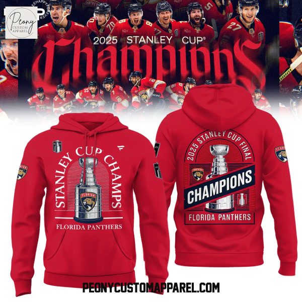 Florida Panthers Stanley Cup Champions Red Hoodie T Shirt