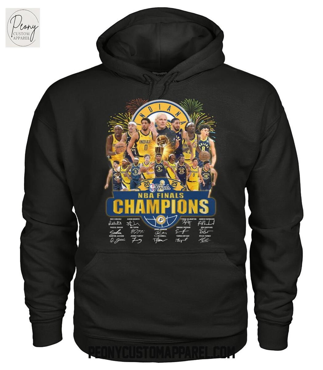 Indiana Pacers NBA Finals Champions 2025 T Shirt Indiana Pacers NBA Finals Champions 2025 T Shirt