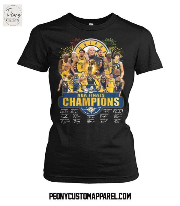 Indiana Pacers NBA Finals Champions 2025 T Shirt