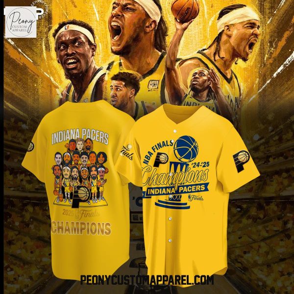 Indiana Pacers NBA Finals Champions Super Team Baseball Jersey