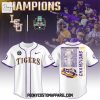LSU Tigers Baseball National Champions 2025 Black Baseball Jersey