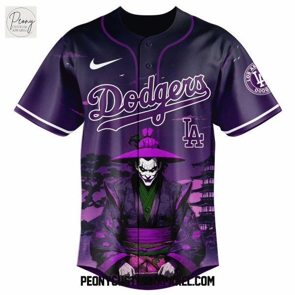 Los Angeles Dodgers x DC Joker 2025 Baseball Jersey