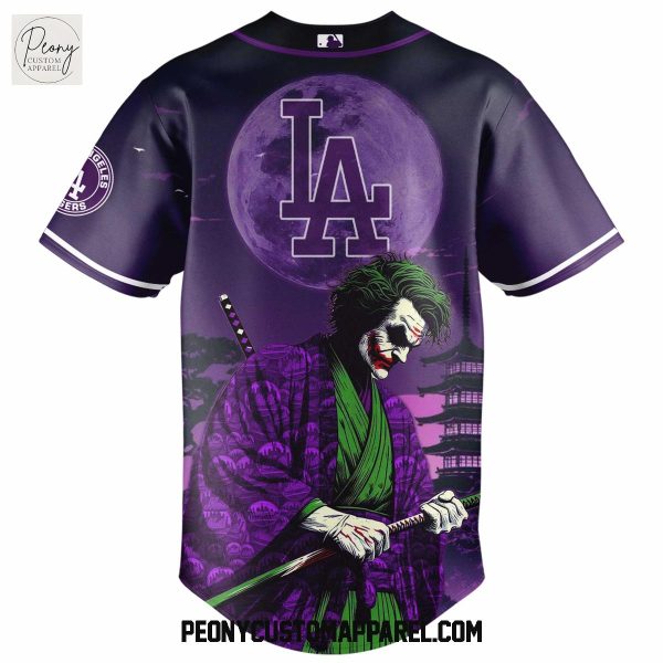Los Angeles Dodgers x DC Joker 2025 Baseball Jersey