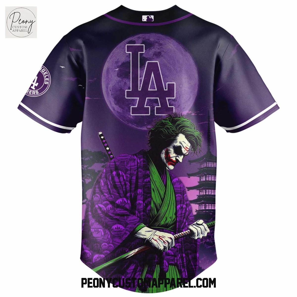 Los Angeles Dodgers x DC Joker 2025 Baseball Jersey Los Angeles Dodgers x DC Joker 2025 Baseball Jersey