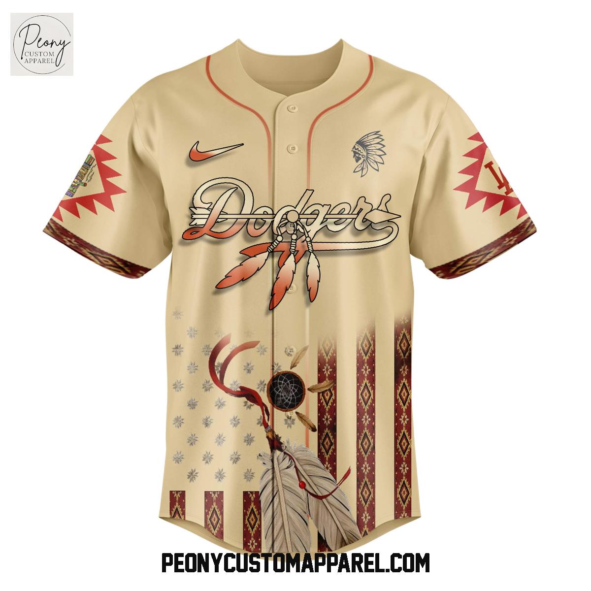 Los Angeles Dodgers x Native American 2025 Baseball Jersey Los Angeles Dodgers x Native American 2025 Baseball Jersey